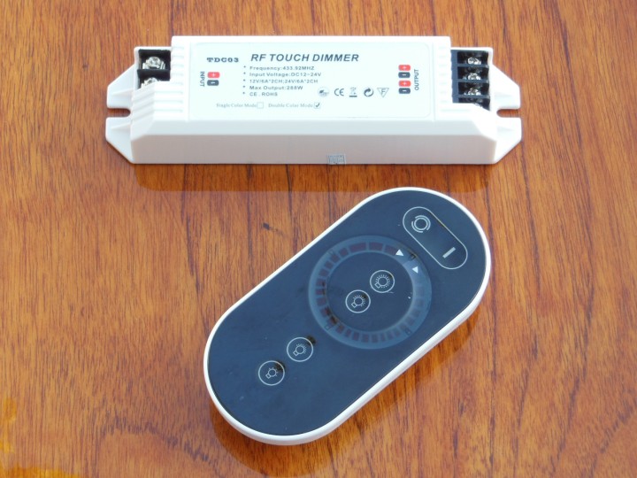 Two-channel remote control and receiver
