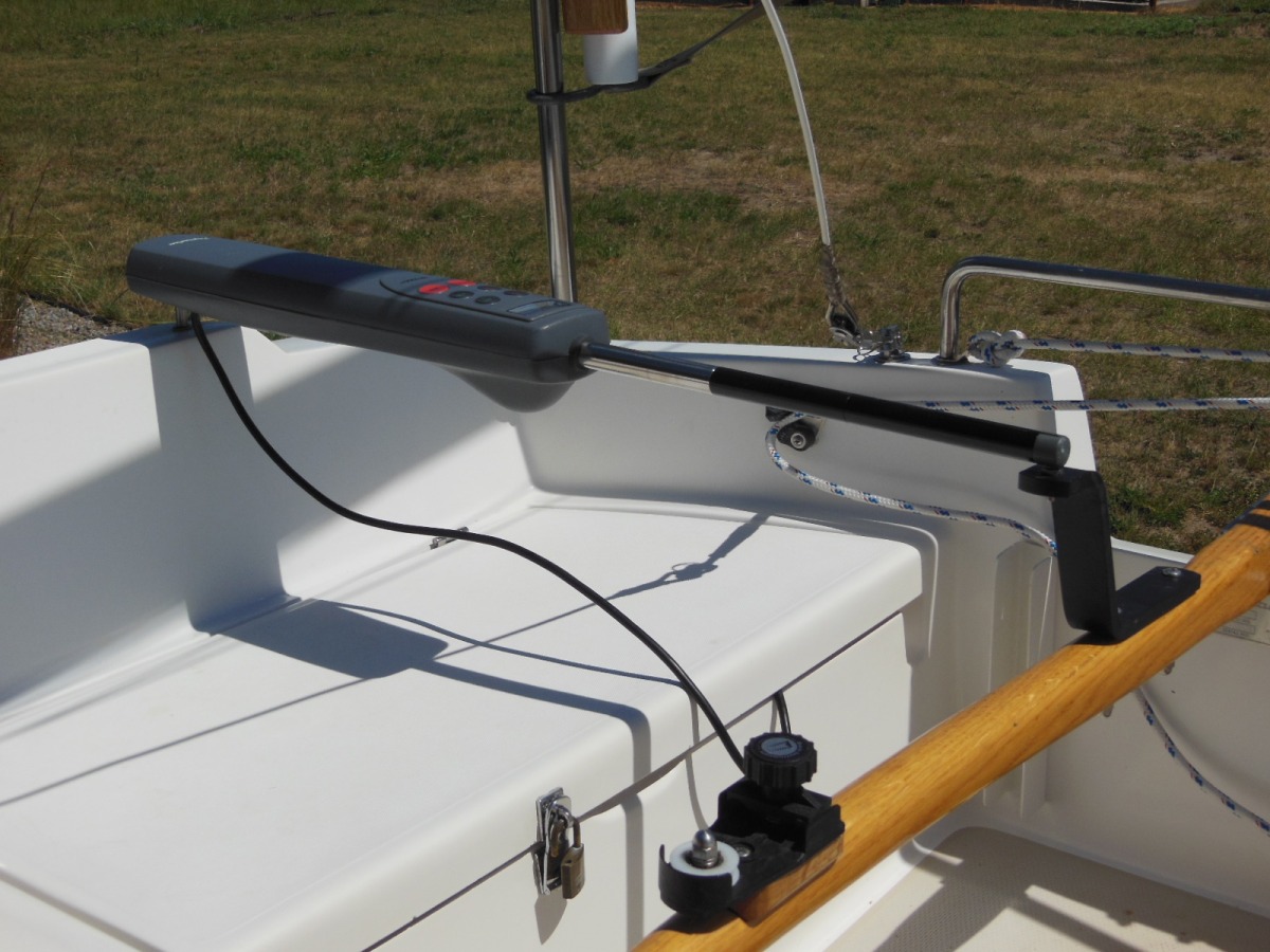 sailboat autopilot rudder